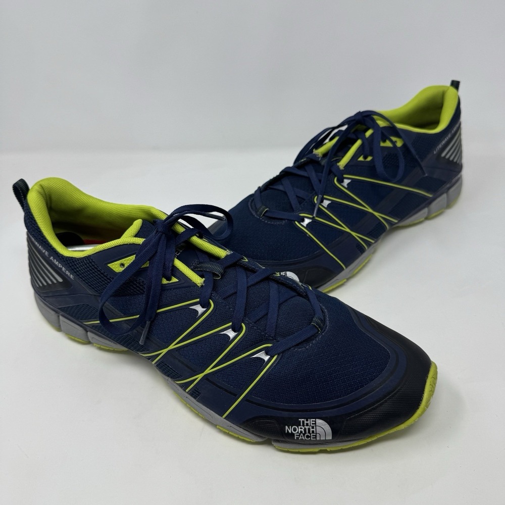 The North Face Litewave Ampere Phantom BLue/Yellow NF00CXT9 GPL Men's Size 13